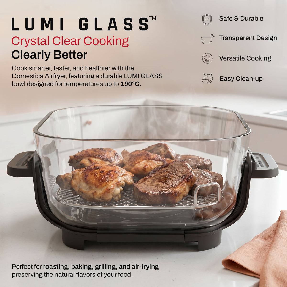 Lumera Air Fryer Oven with CarbonHeat™ Pro