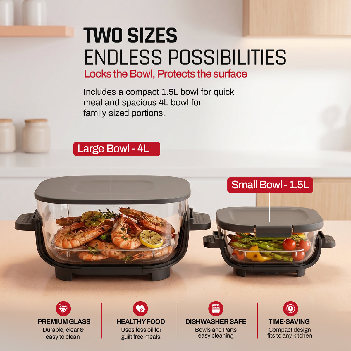Lumera Air Fryer Oven with CarbonHeat™ Pro