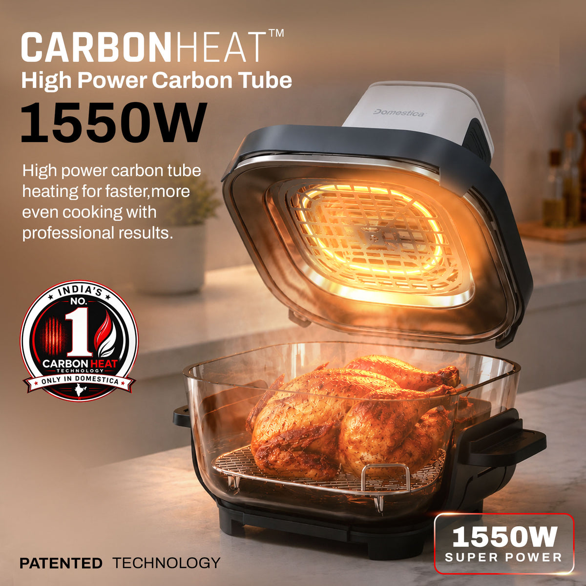 Lumera Air Fryer Oven with CarbonHeat™ Pro