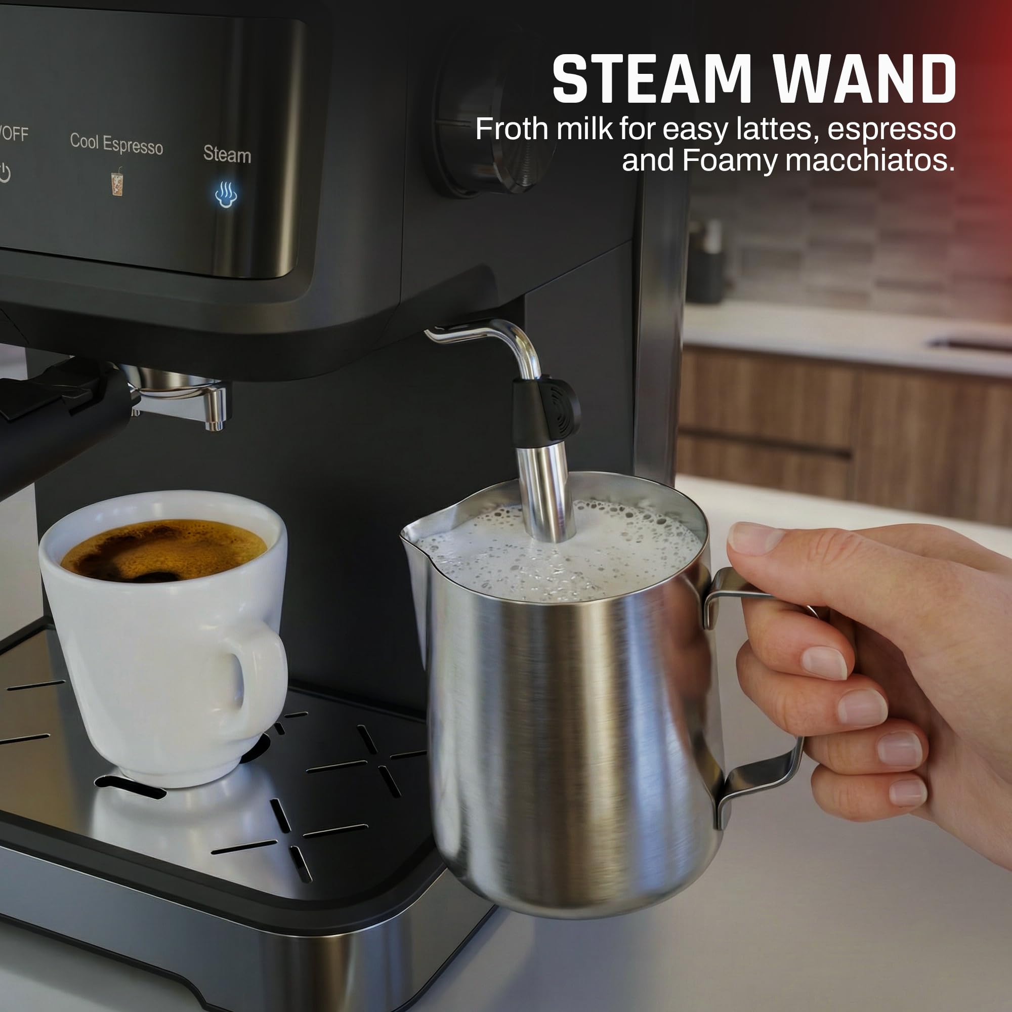 Brewcraft Pro Espresso Coffee Maker Machine 20 Bar