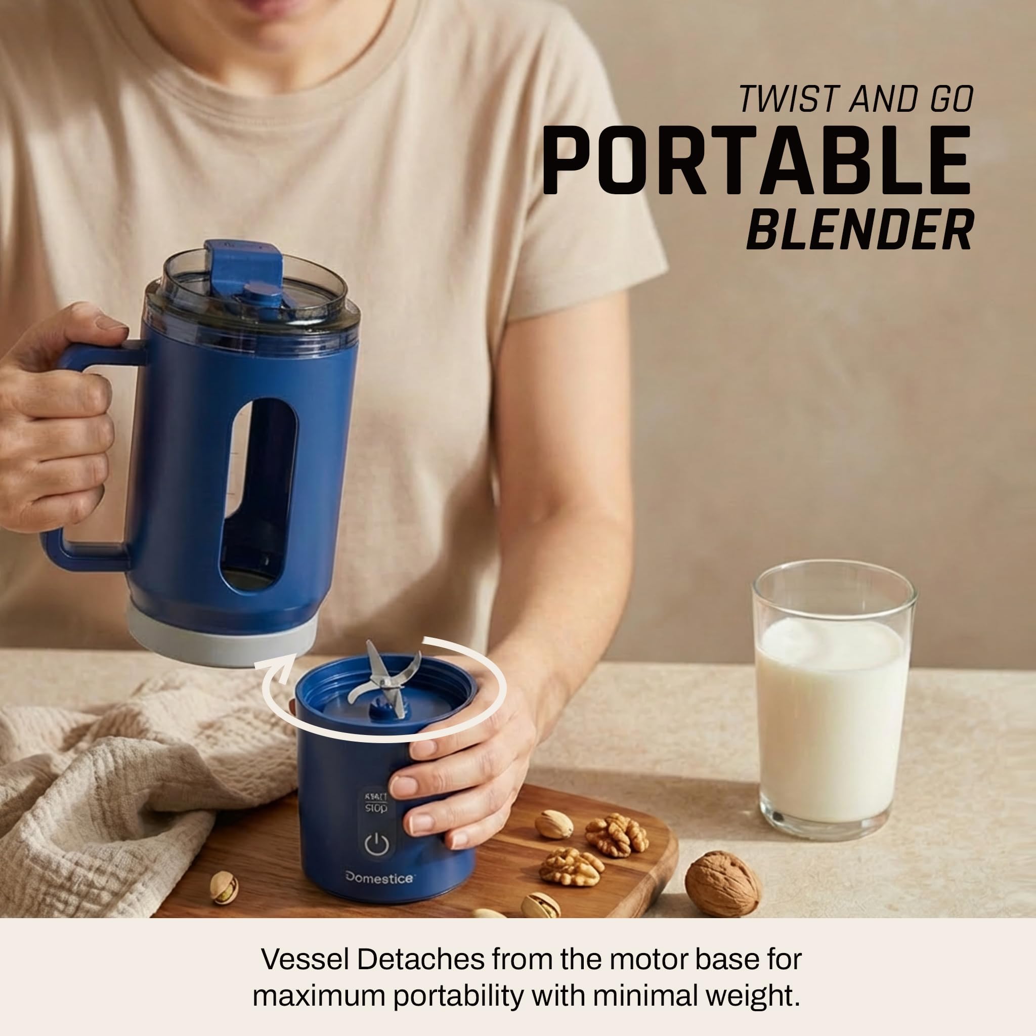 Blendo Portable Blender for Smoothie and Juices