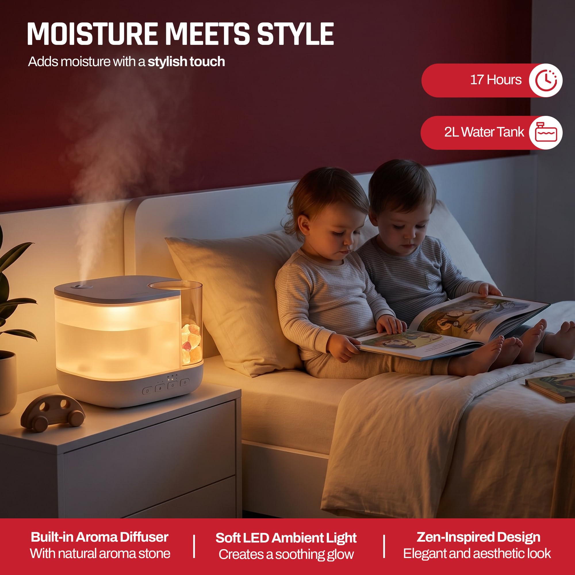 Humidifier for Ultrasonic Cool Mist
