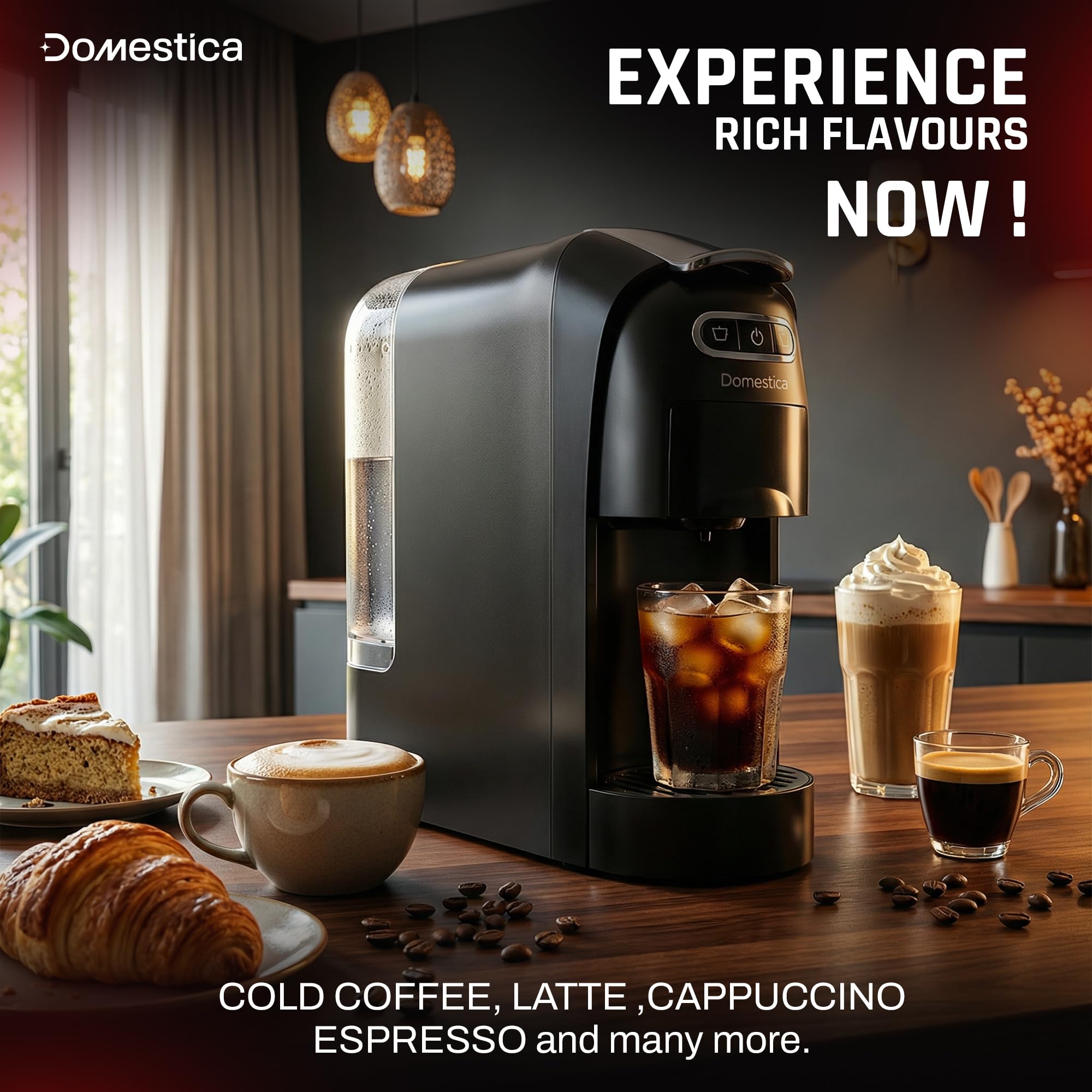 Pod 3-in-1 Espresso Coffee 20 Bar