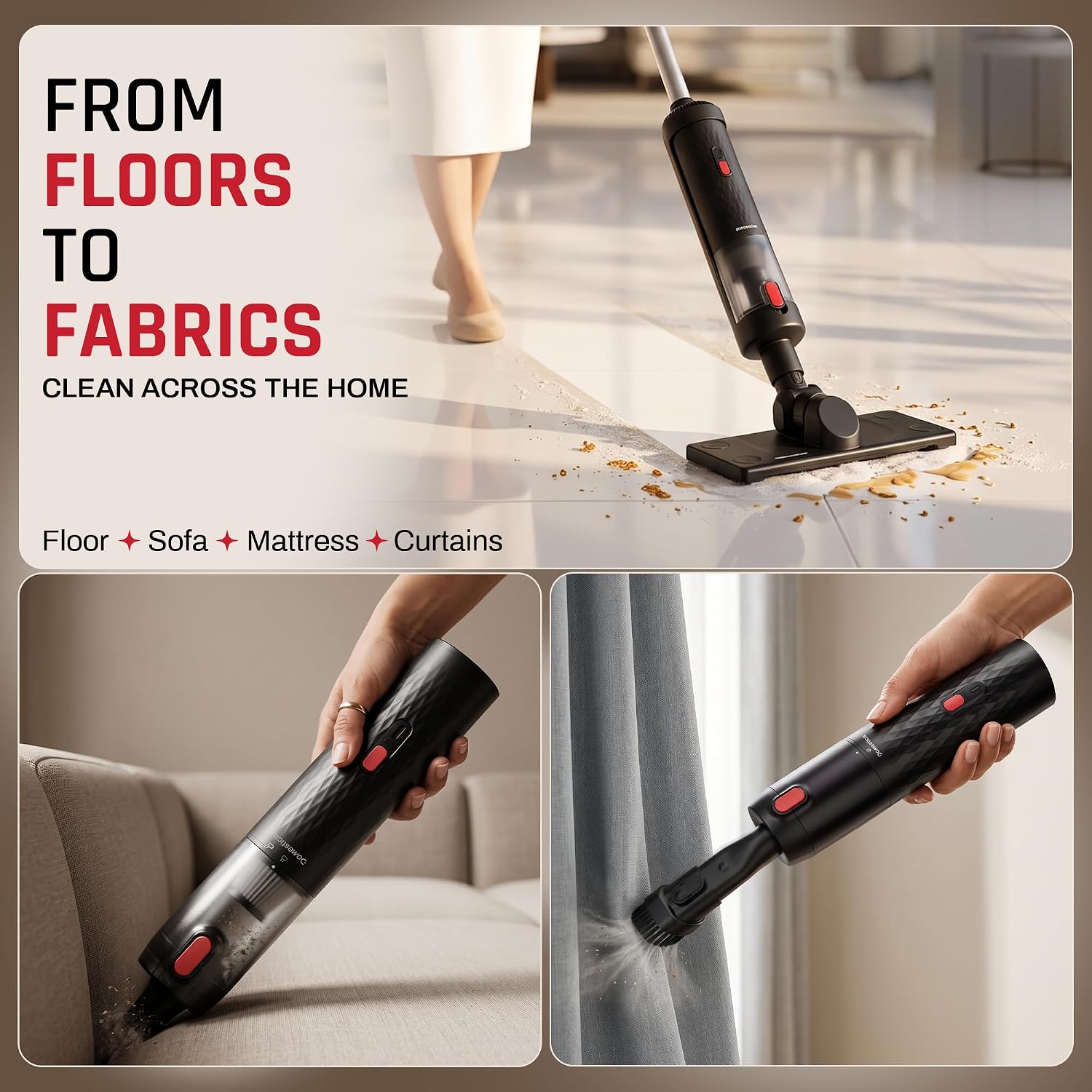 vacuum cleaner for home and car