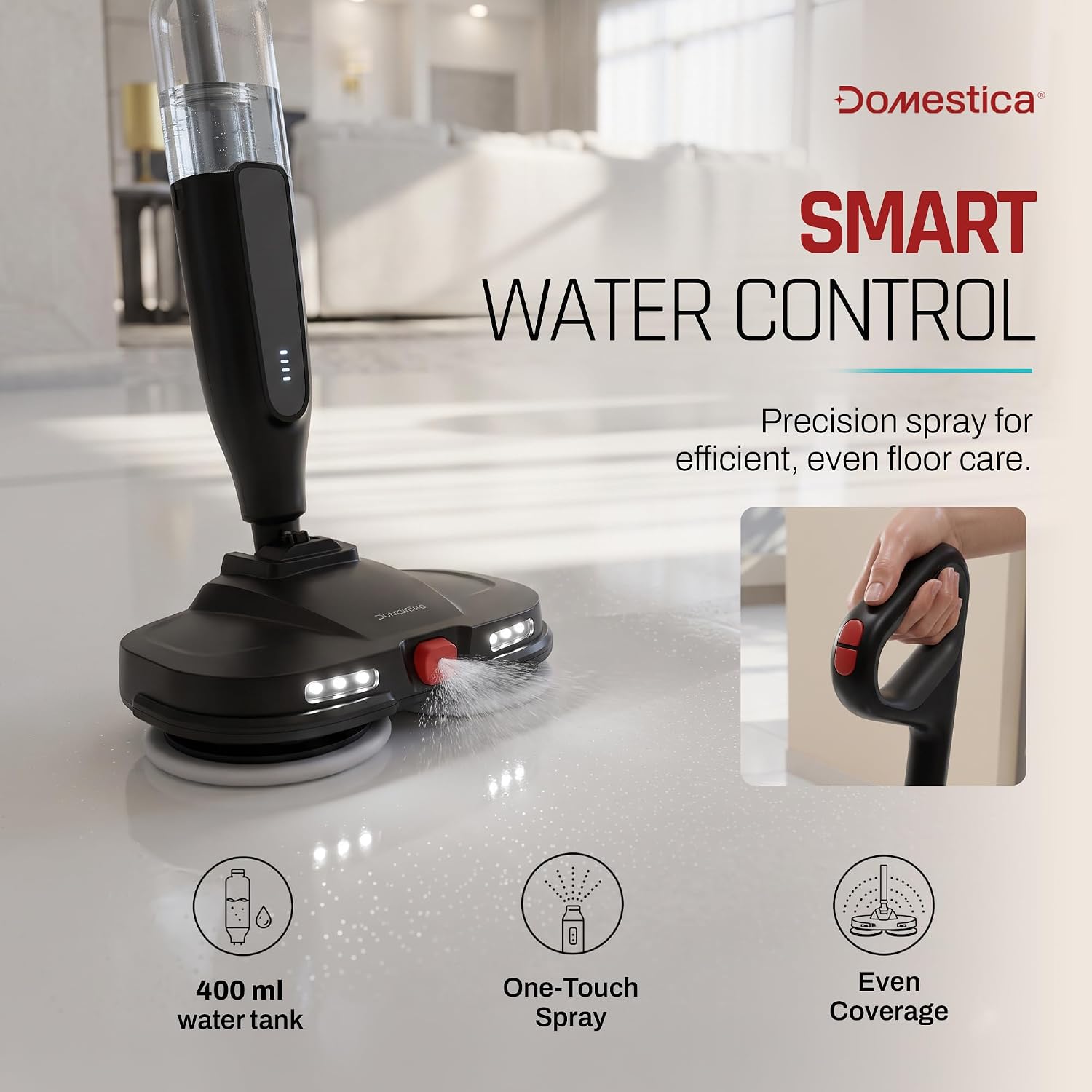 rechargeable mop for floor cleaning
