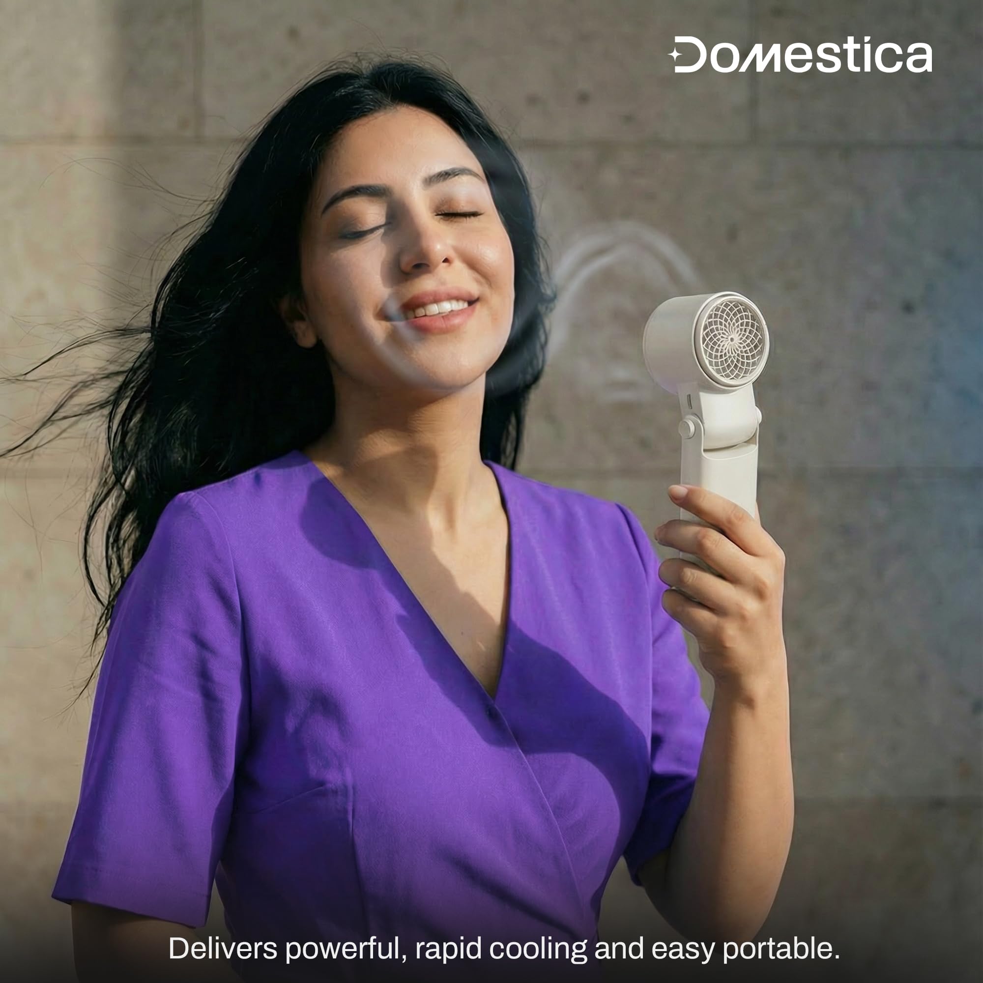 Flo Hand Fan with IcyTouch